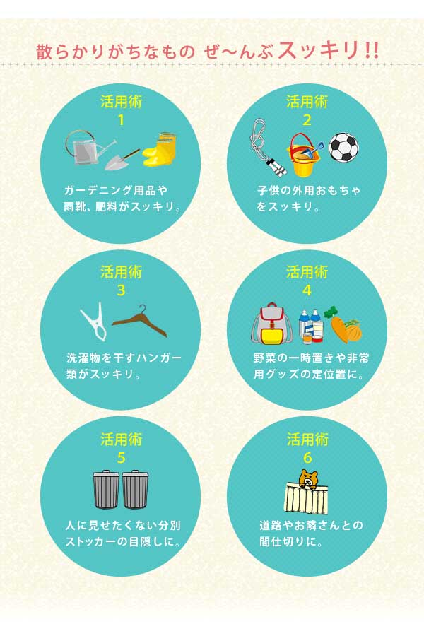 散らかりがちなもの全部スッキリ
