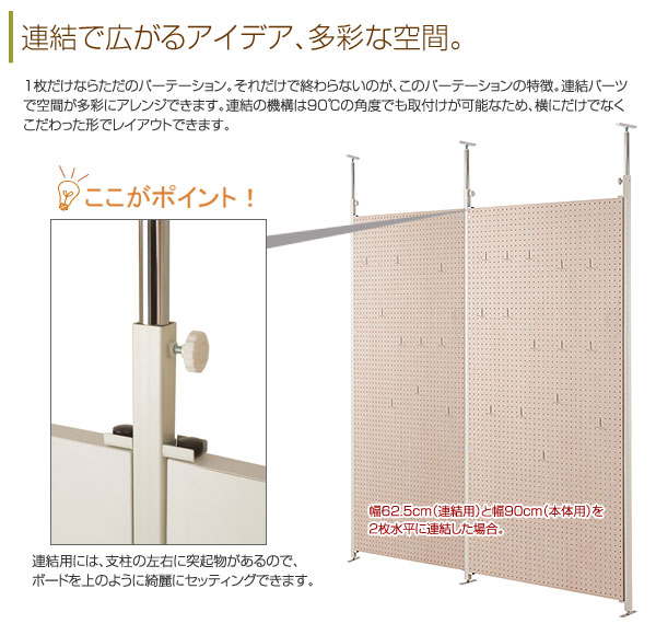 連結で広がるアイデア、多彩な空間