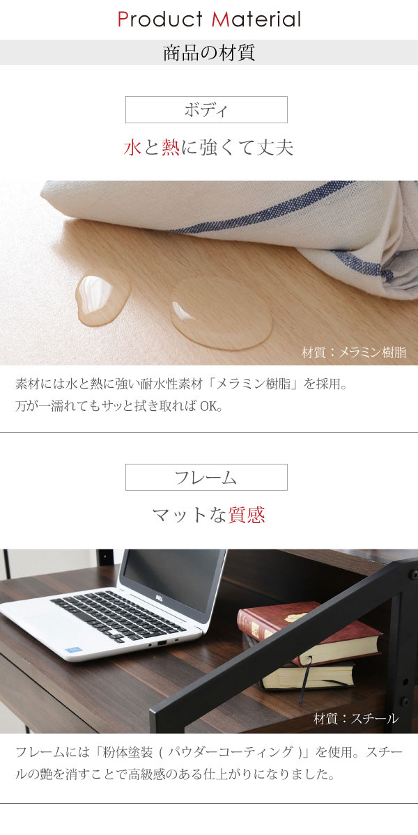 水に強いメラミン樹脂