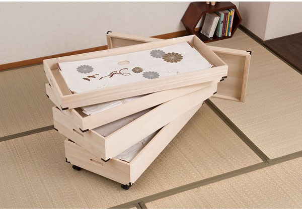 新品大特価 桐衣装ケース 桐衣装箱 4段 キャスター付 幅91cm 高さ51cm 桐製収納ケース 着物収納 完成品 浅浅深深盆タイプ GB-0007の通販はau PAY マーケット - カウマ|商品ロットナンバー:311171611 新作大特価