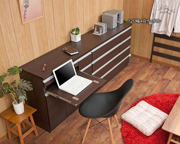 ダークブラウン設置例