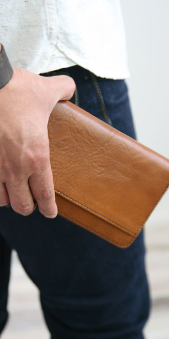 ホークカンパニー 財布 Hawk Company イタリアン レザーロング ウォレット がま口 長財布 (7216) 