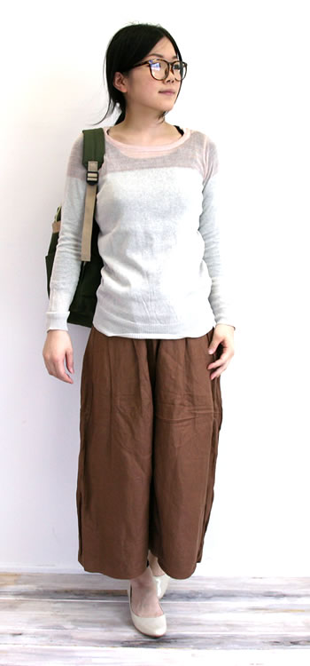 Kelen パンツ ケレン リネン タック バレルパンツ “Nicole Linen” (lkl16hpt15a) 送料無料 レディース ガウチョパンツ キュロットパンツ ワイドクロップドパンツ 麻 ヘンプ 2016 新作 ケレン kelen レディース kelen(ケレン) 店舗 ナチュラル コットン 服 正規販売店