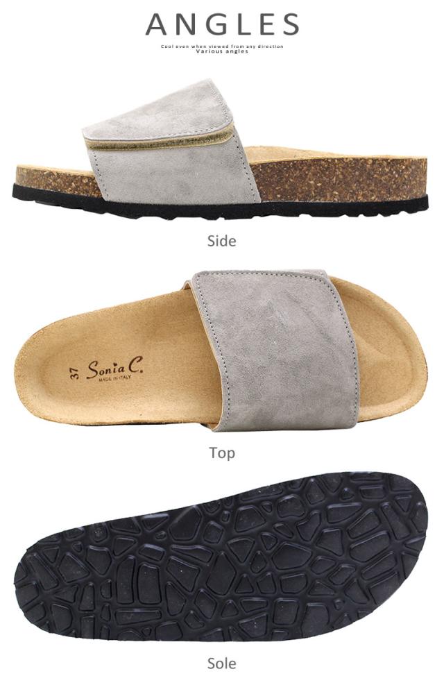 Sonia C ソニアシー 甲深フットベッドサンダル(dd02)コンフォートサンダル