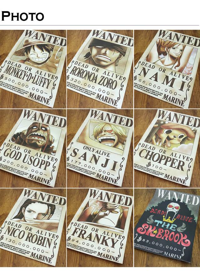シール壁紙 ゾロ ナミ ワンピース 通販 42cm 29 7cm 新世界 チョ One 手配書9枚セット Piece サンジ ルフィ Salonwylie Com
