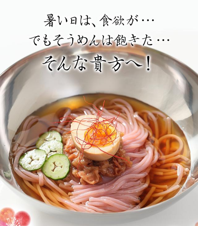 新しい夏麺!韓国風冷麺 梅冷麺