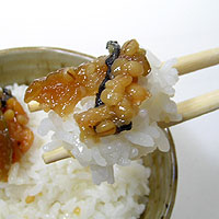 あつあつご飯と一緒に。