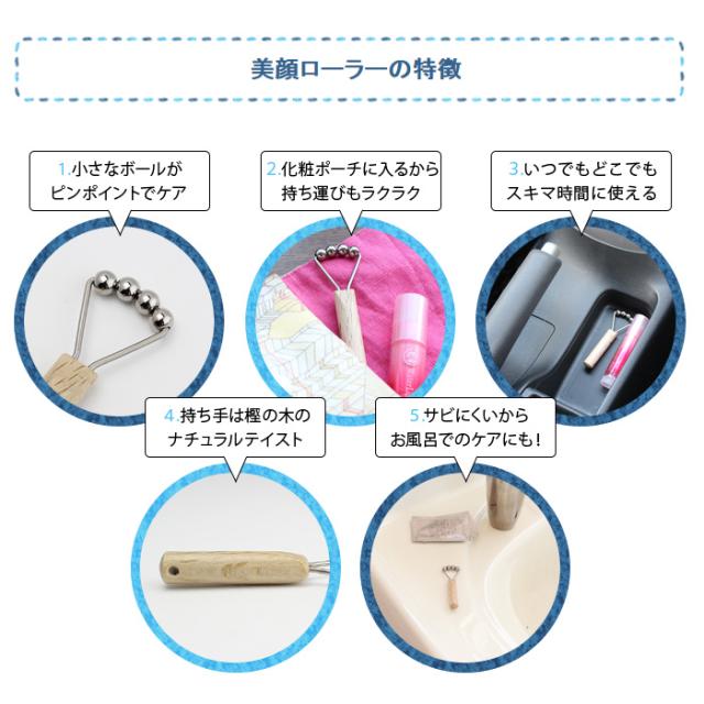 チタン製フェイスローラー