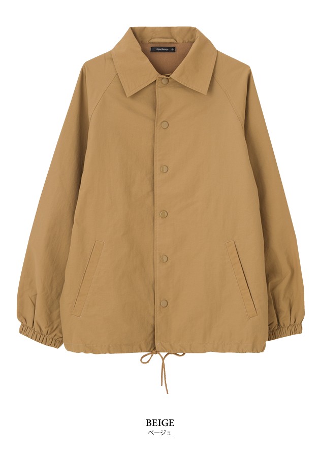 US×DUMMY リバーシブル コーチジャケット(navy×beige)