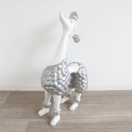 人気特価激安 高級感のあるデザイン プードル 犬 置物 オブジェ インテリア雑貨 動物 セール Www Iacymperu Org