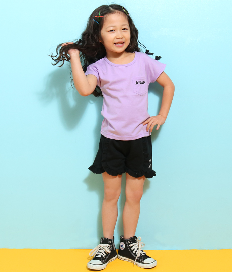 再入荷 70 Off 肩リボンポケット付トップス Anap Kids 最安値挑戦 キッズ ティーシャツ アナップキッズ リボン Tシャツ