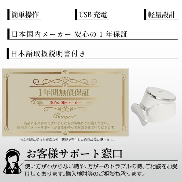 大河商事 TAIGASHOJI Beapro13 ビープロ スカルプケア/LEDマッサージャー 大河商事 TAIGASHOJI Beapro13 ビープロ スカルプケア/LED