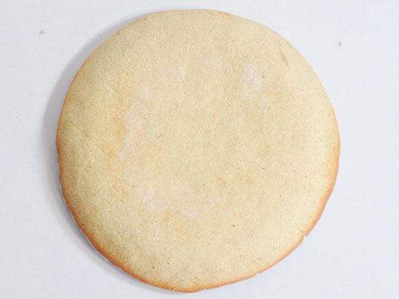 受け皿　丸　(白掛三