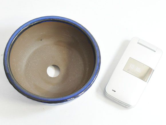 常滑焼　なまこ太鼓鉢