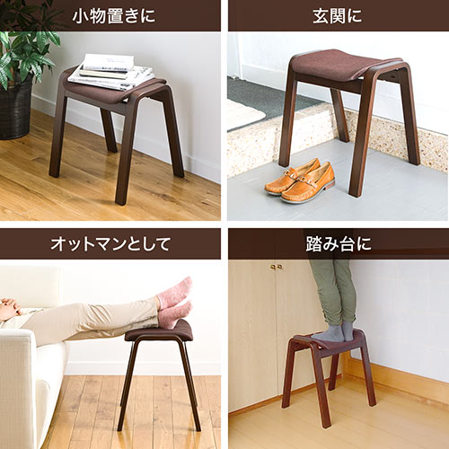ごやーおばさん　2脚セットアジアンテイスト　　スタッキングスツール 330989set.jpg
