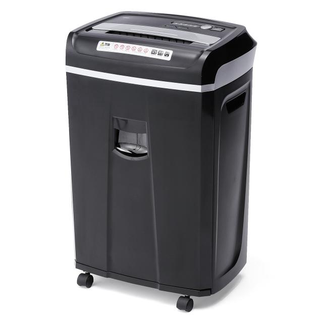 電動シュレッダー 業務用 クロスカット 4×40mm A4用紙 20枚細断
