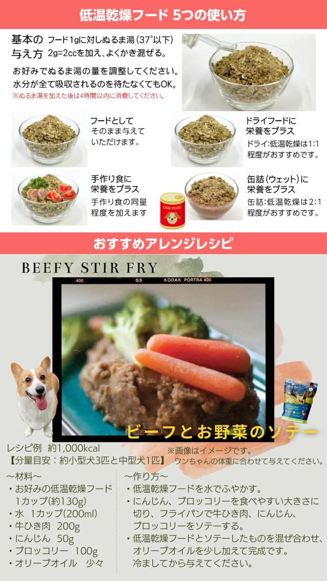 アディクション　ドッグ　低温乾燥フードステーキハウスビーフ＆ズッキーニエントリー