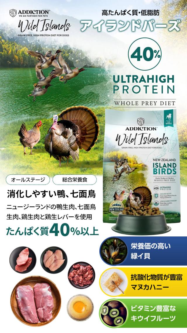 アディクション　ドッグ　ワイルドアイランズ　アイランドバーズ