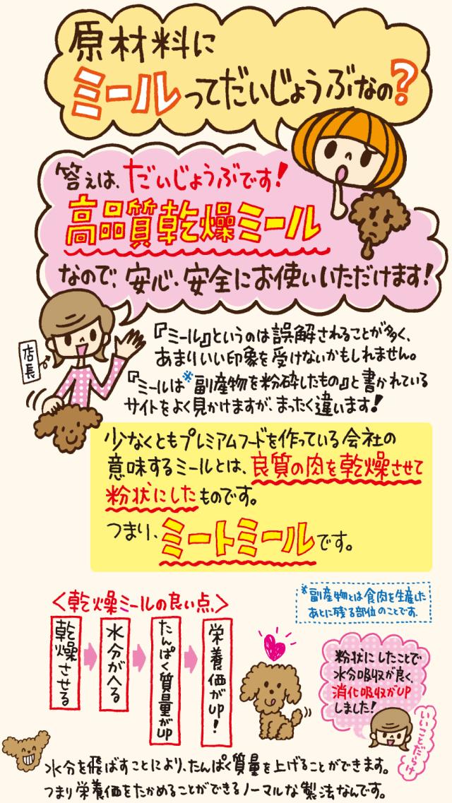 米国最高級フード　ブラックウッドに使われている「ミール」について