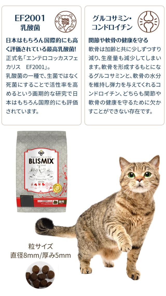 ブリスミックス キャットフード pHコントロール　グレインフリーチキン　こだわり
