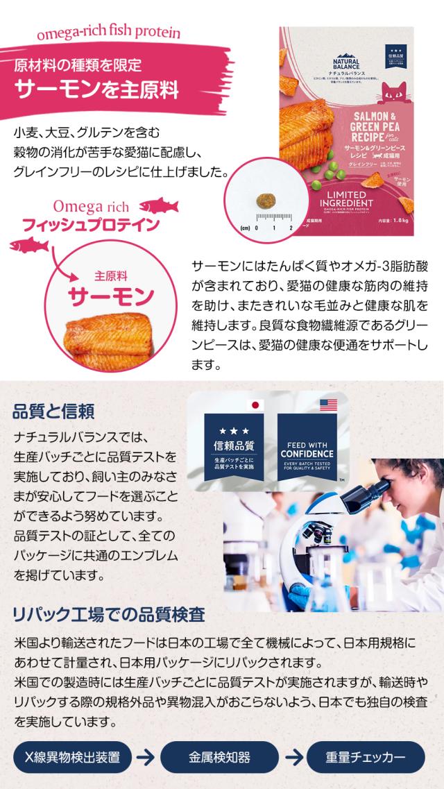 猫用 サーモン&グリーンピース