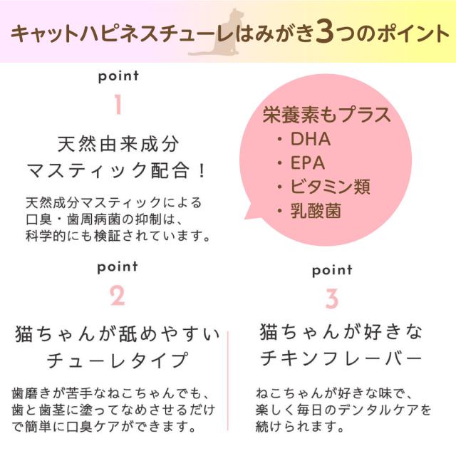 キャットハピネス チューレはみがき 22g