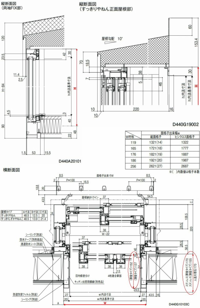 出窓 キッチン用 KL220型 KSセット 17607 サーモスL W1800×H770mm LowE