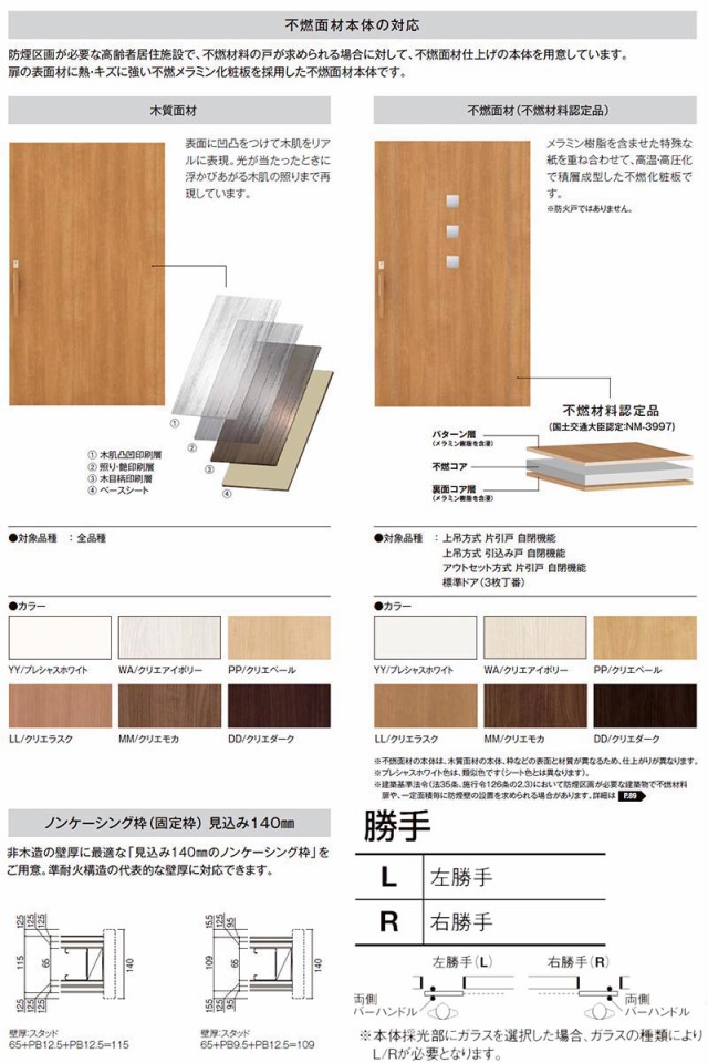 リクシル 室内引戸 ラシッサUD アウトセット方式 片引戸 自閉機能