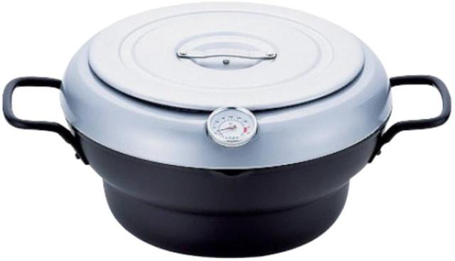 お返し,引出物,記念品は:天房庵 IH対応段付天ぷら鍋24cm（蓋付） TM-9865