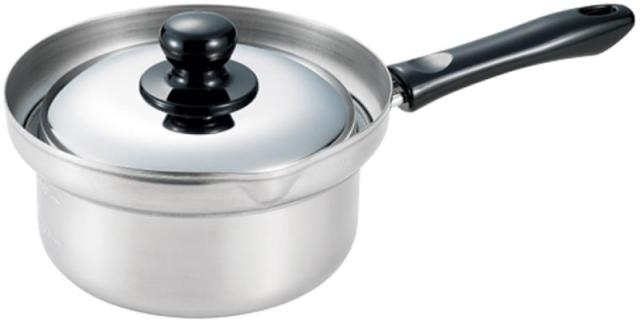 お返し,引出物,記念品は:菰田欣也 ふきこぼれにくい片手鍋18?p KO-0019