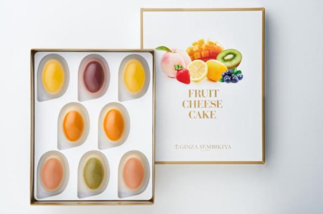 御祝.お返し,引出物,記念品は:銀座フルーツチーズケーキ8個