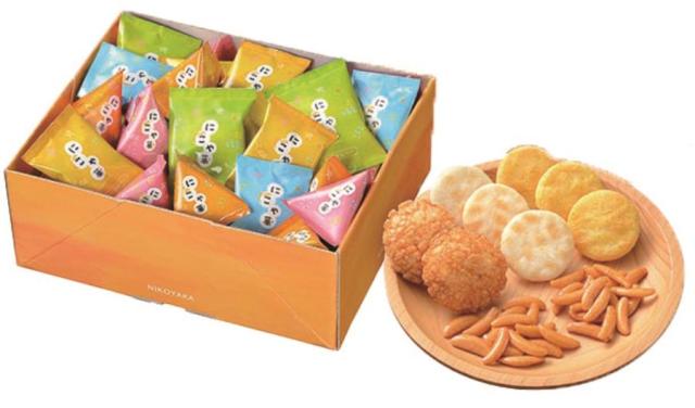 御祝.お返し,引出物,記念品は:亀田製菓にこや菓S