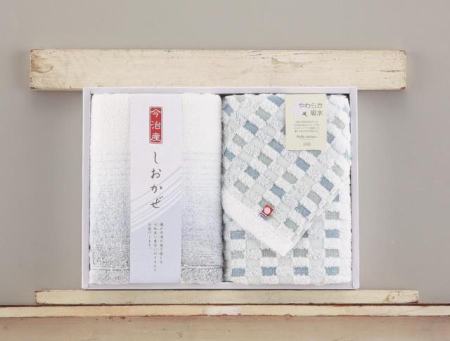 御祝.お返し,引出物,記念品は:今治タオル　しおかぜタオルセット