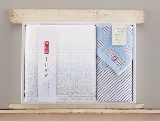 御祝.お返し,引出物,記念品は:今治タオル　しおかぜタオルセット