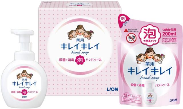 御祝.お返し,引出物,記念品は:キレキレイ泡ハンドソープセット