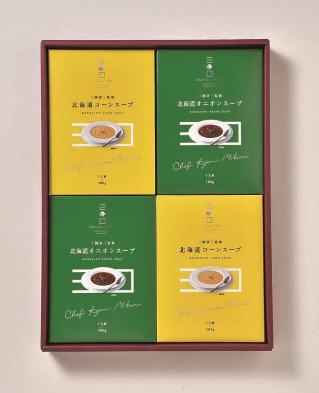 御祝.お返し,引出物,記念品は:2026年北海道だより特別企画  三國監修 北海道スープセット MS