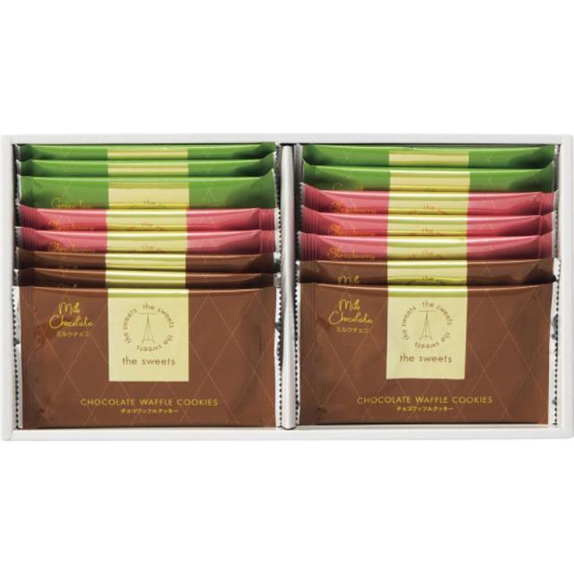 御祝.お返し,引出物,記念品は:ｔｈｅ　ｓｗｅｅｔｓ　チョコワッフルクッキー（１５枚）