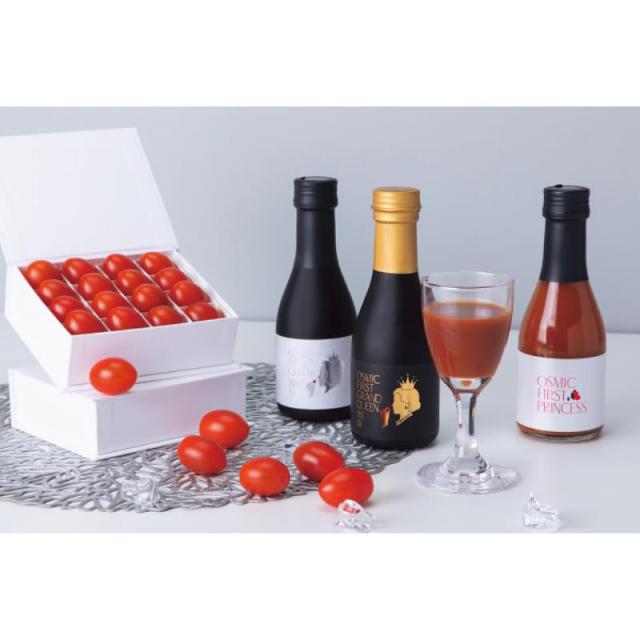 御祝.お返し,引出物,記念品は:オスミックファースト フルーツトマトジュース 3種3本セット