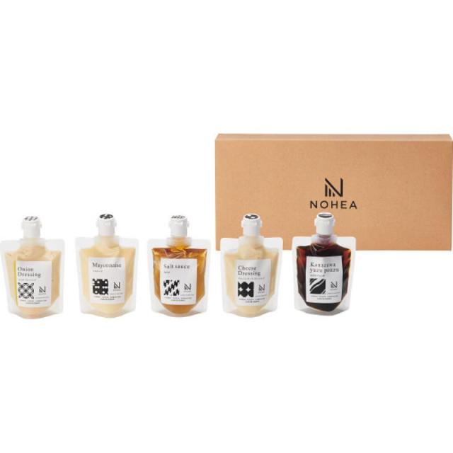 御祝.お返し,引出物,記念品は:ノヘアドレッシングギフト（５本入り）