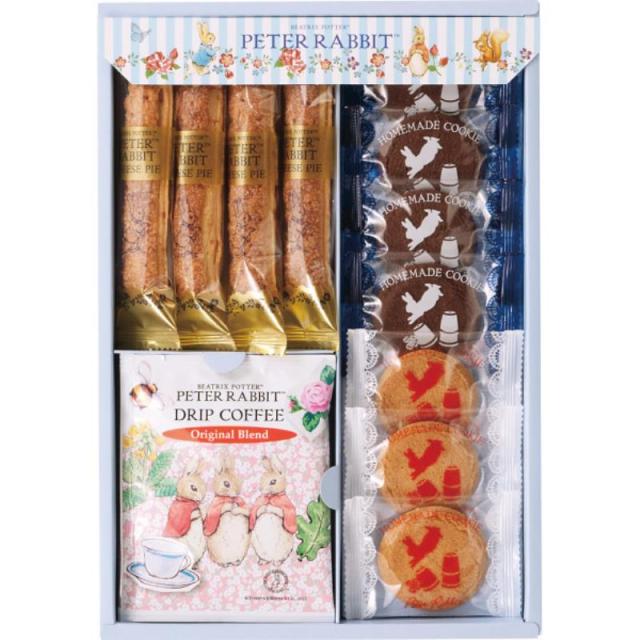 御祝.お返し,引出物,記念品は:ピーターラビットTM コーヒー&スイーツギフト