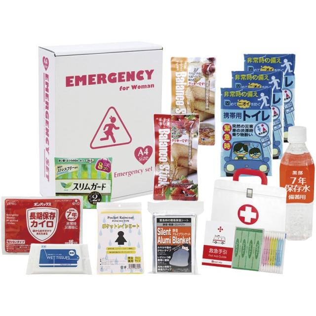 御祝.お返し,引出物,香典返し,記念品は:1DAY女性の災害対策12点セット SW-30