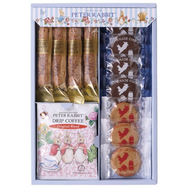 御祝.お返し,引出物,香典返し,記念品は:ピーターラビット? コーヒー&スイーツギフト PSG-10N