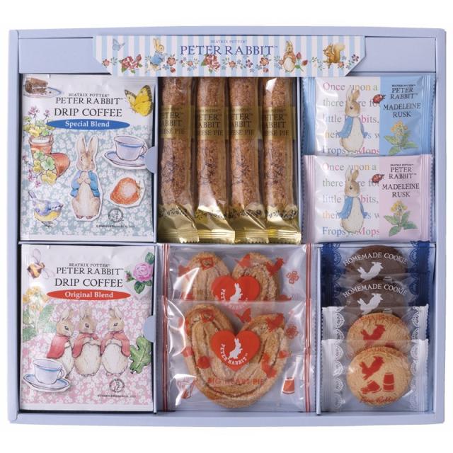 御祝.お返し,引出物,香典返し,記念品は:ピーターラビット? コーヒー＆スイーツギフト PSG-15N