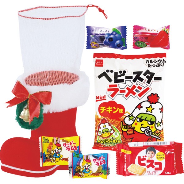 お菓子サンタブーツ（Ｍ）  7114