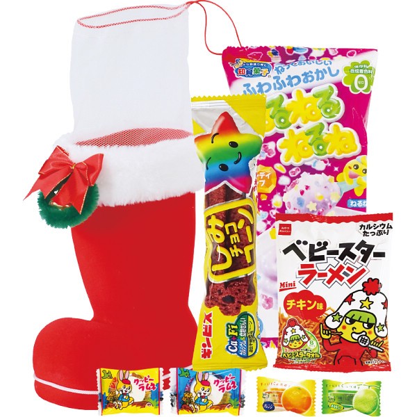 お菓子サンタブーツ(2L) 7112