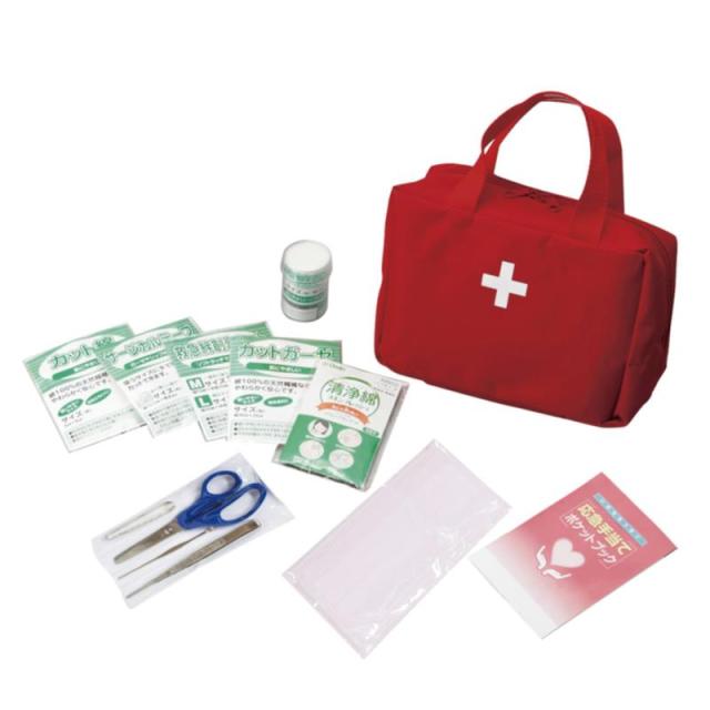 販促、ノベルティ,記念品は:救急バッグセット13点 KB25-13