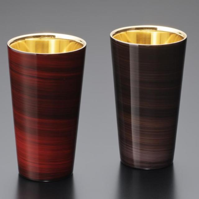 販促、ノベルティ,記念品は:漆麿  ストレートタンブラー2PC  暁月・紫影 TS-15