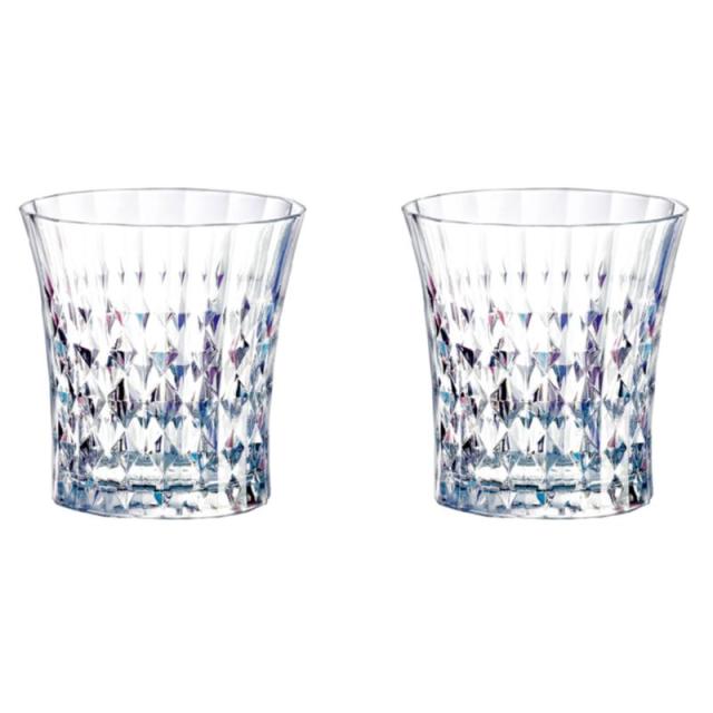 販促、ノベルティ,記念品は:クリスタル・ダルク レディーダイヤモンド オールドグラス ペア L9747A