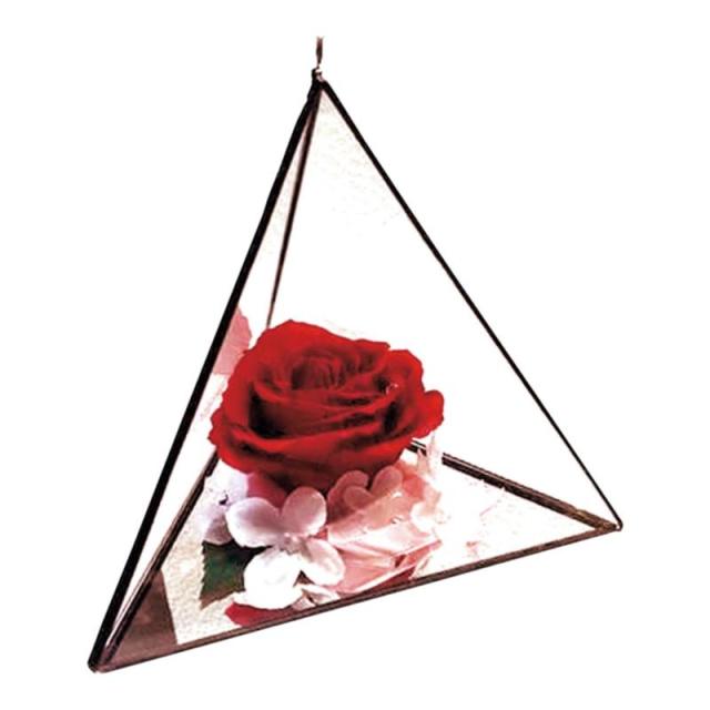 販促、ノベルティ,記念品は:プリザーブドフラワー・ステンドグラスケース PSC-02