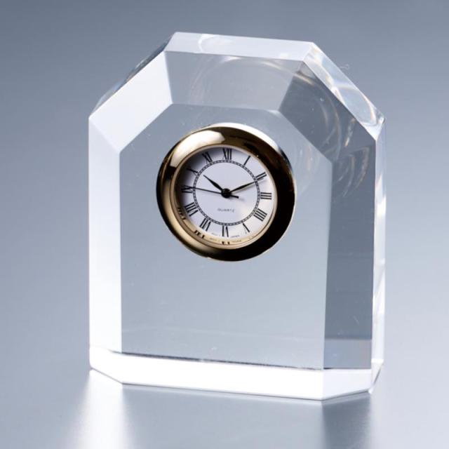 販促、ノベルティ,記念品は:クリスタル時計オーナメント A/ゴールド COWC-1